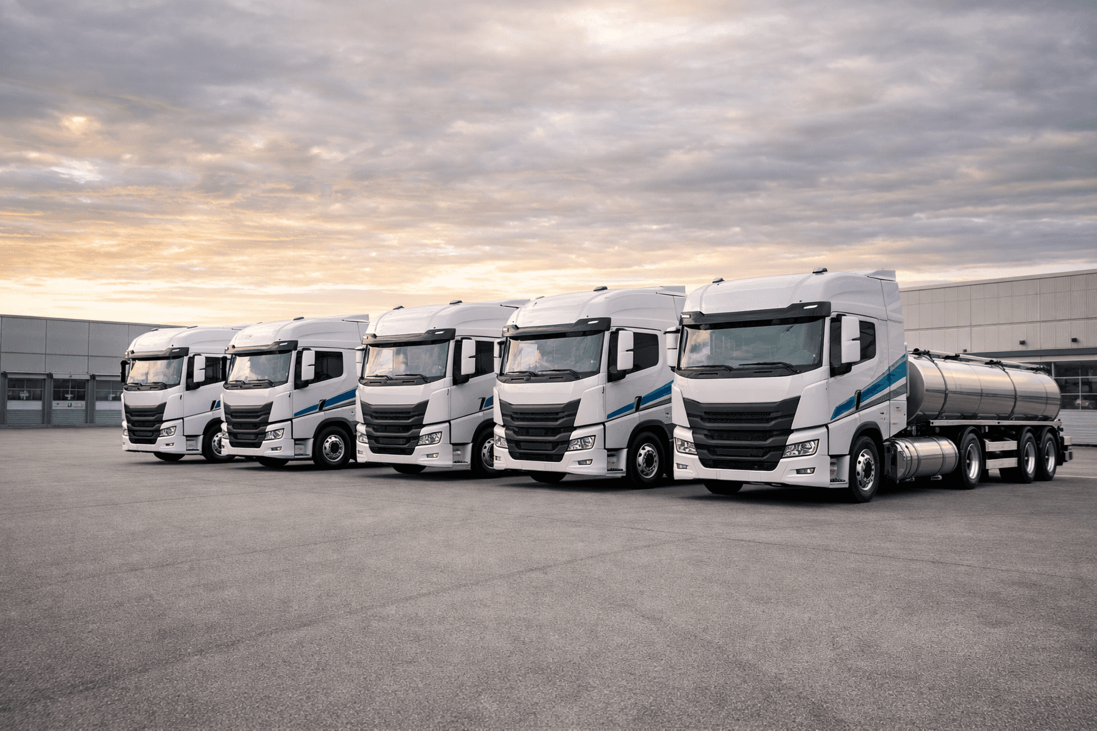 AL-KON Fahrzeugflotte – E-LKW und Bio-LNG-Trucks