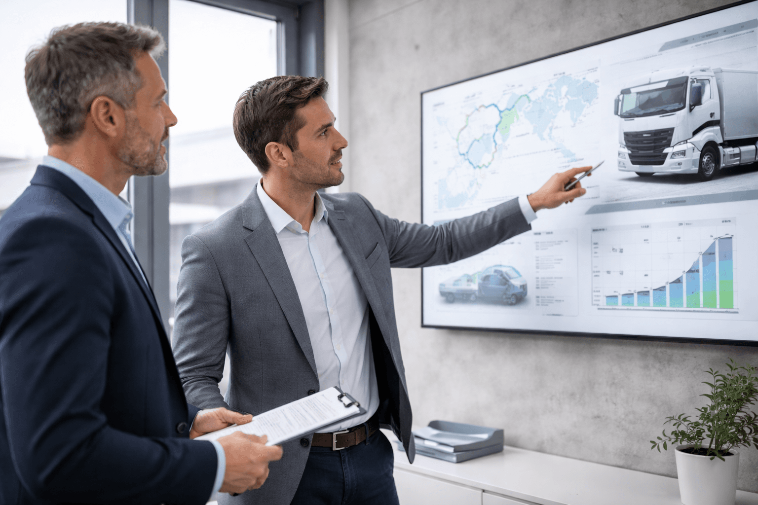 Beratungsgespräch zur Fahrzeugwahl